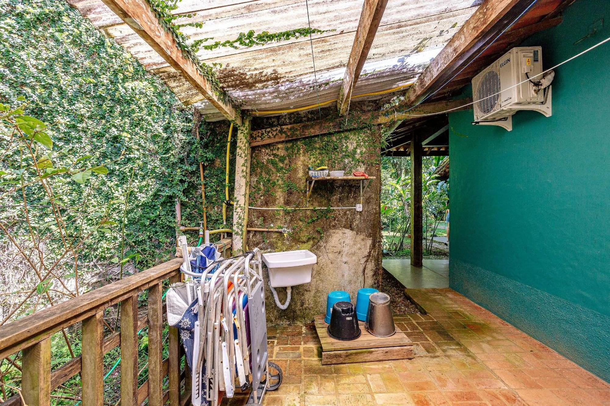 Casa Dos Passaros Na Areia A 20M Da Praia Da Baleia Com 3 Suites E 1 Dorm, Com Ar Condicionado, Wifi, Smart Tv, Cozinha Completa E Churrasqueira Sao Sebastiao  Ngoại thất bức ảnh