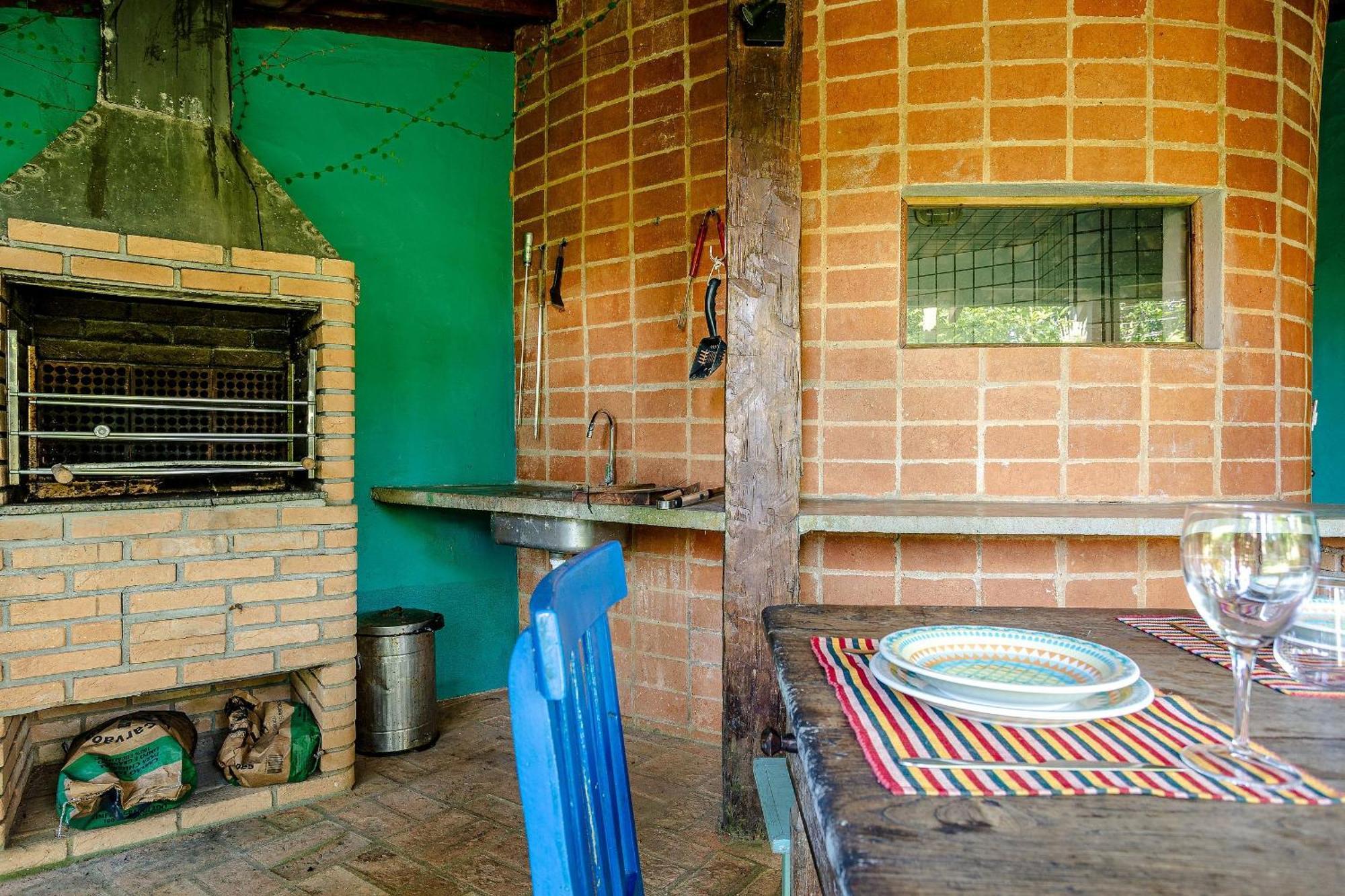 Casa Dos Passaros Na Areia A 20M Da Praia Da Baleia Com 3 Suites E 1 Dorm, Com Ar Condicionado, Wifi, Smart Tv, Cozinha Completa E Churrasqueira Sao Sebastiao  Ngoại thất bức ảnh