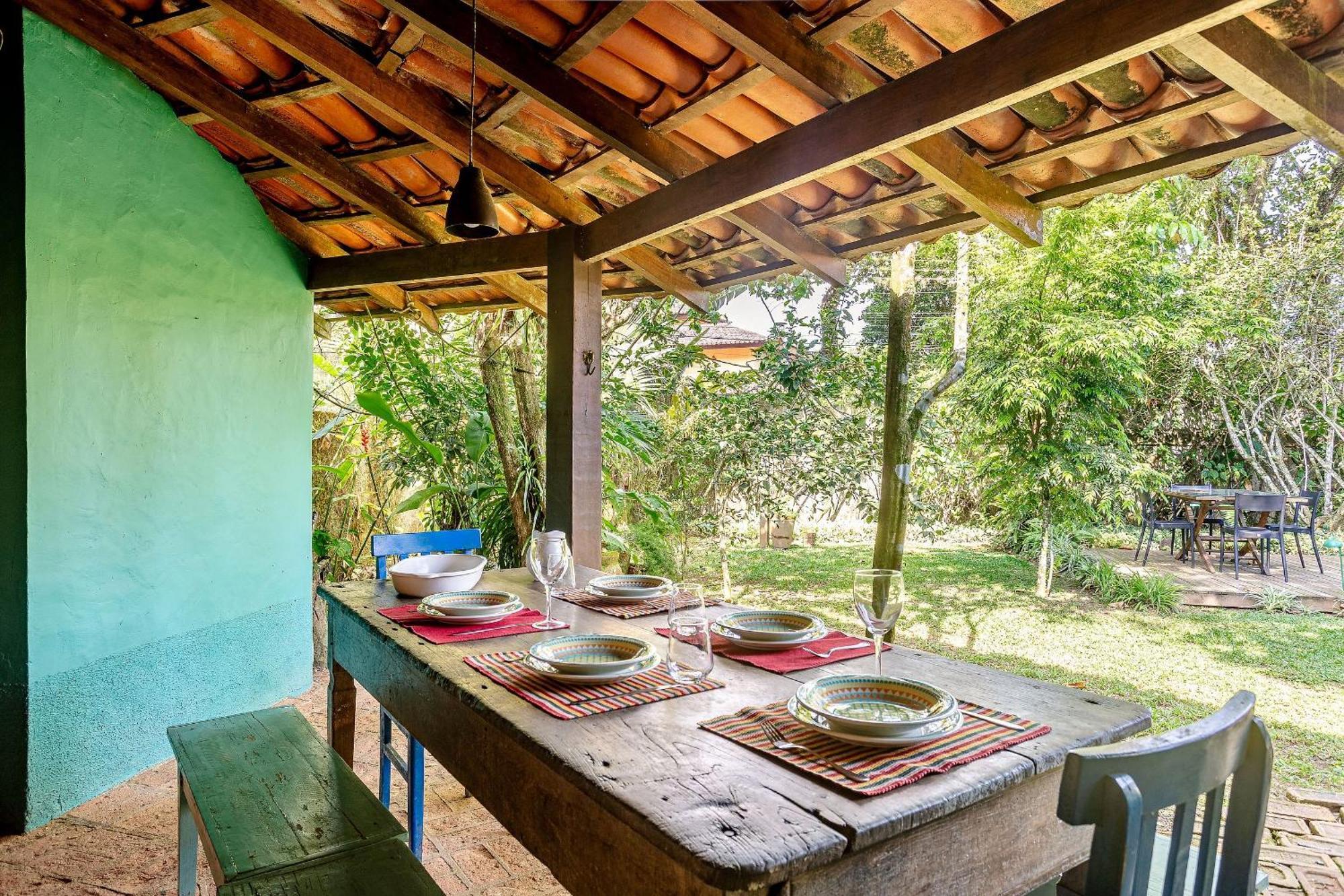 Casa Dos Passaros Na Areia A 20M Da Praia Da Baleia Com 3 Suites E 1 Dorm, Com Ar Condicionado, Wifi, Smart Tv, Cozinha Completa E Churrasqueira Sao Sebastiao  Ngoại thất bức ảnh